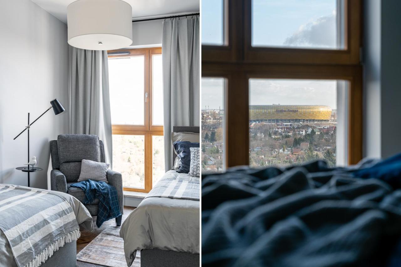 Sea View Apartment Gdansk Bagian luar foto